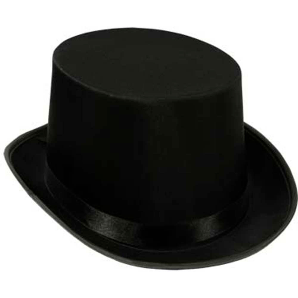 Sombrero de Copa Negro – Bromas y Disfraces